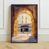Islamic-style Arch Watercolor Art Print, Mecca Mosque Decorative Poster, Living Room/bedroom Decoration - Frameless